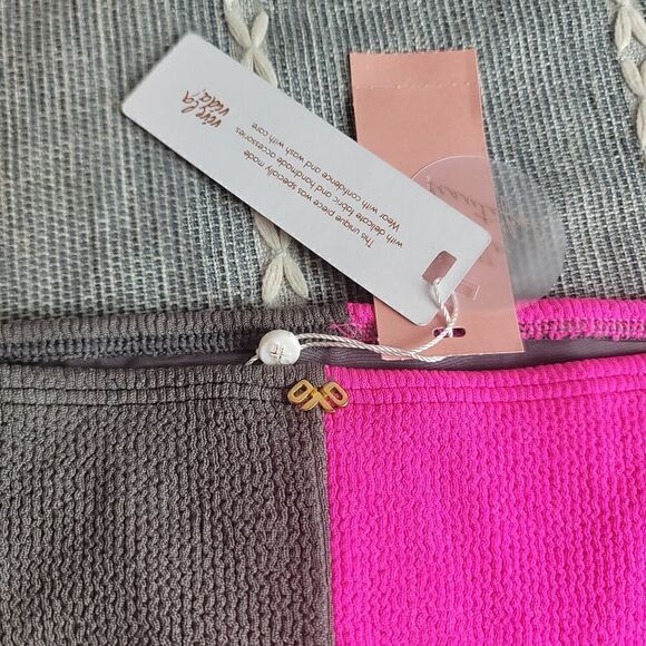 NWT- PILYQ Acai Reef 2 Tone Bikini Bottoms - Picture 4 of 7